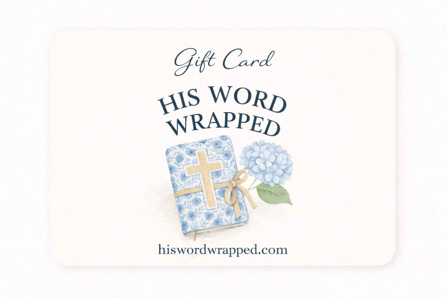 His Word Wrapped Gift Card