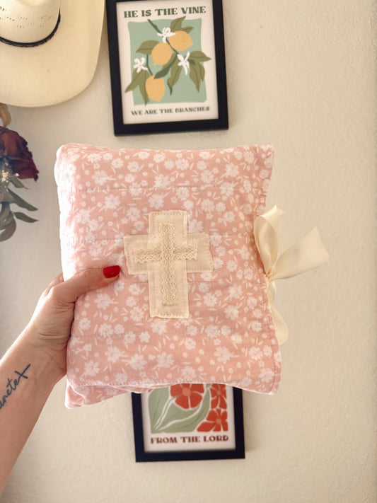 Joyful Blossom Quilted Bible Sleeve