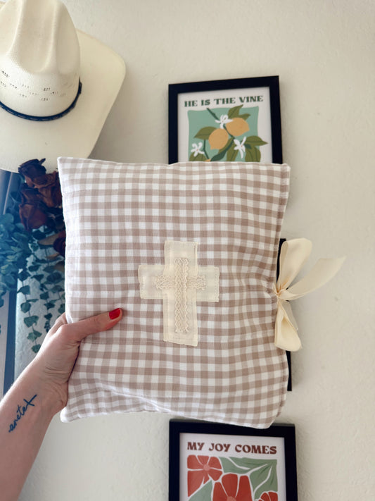 Milk and Honey Quilted Bible Sleeve