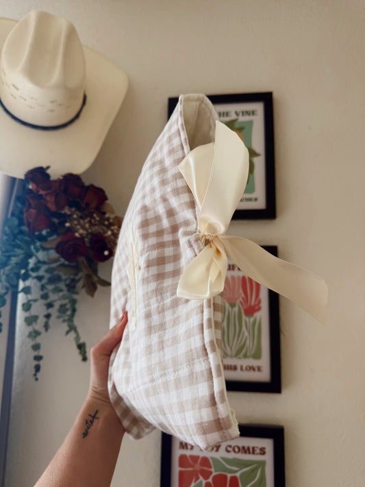 Milk and Honey Quilted Bible Sleeve