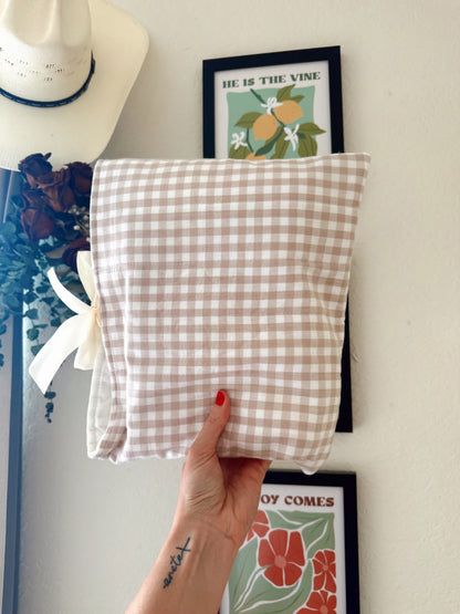 Milk and Honey Quilted Bible Sleeve