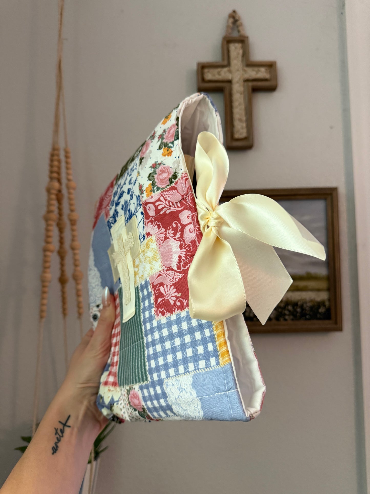 Peaceful Patch Quilted Bible Wrap