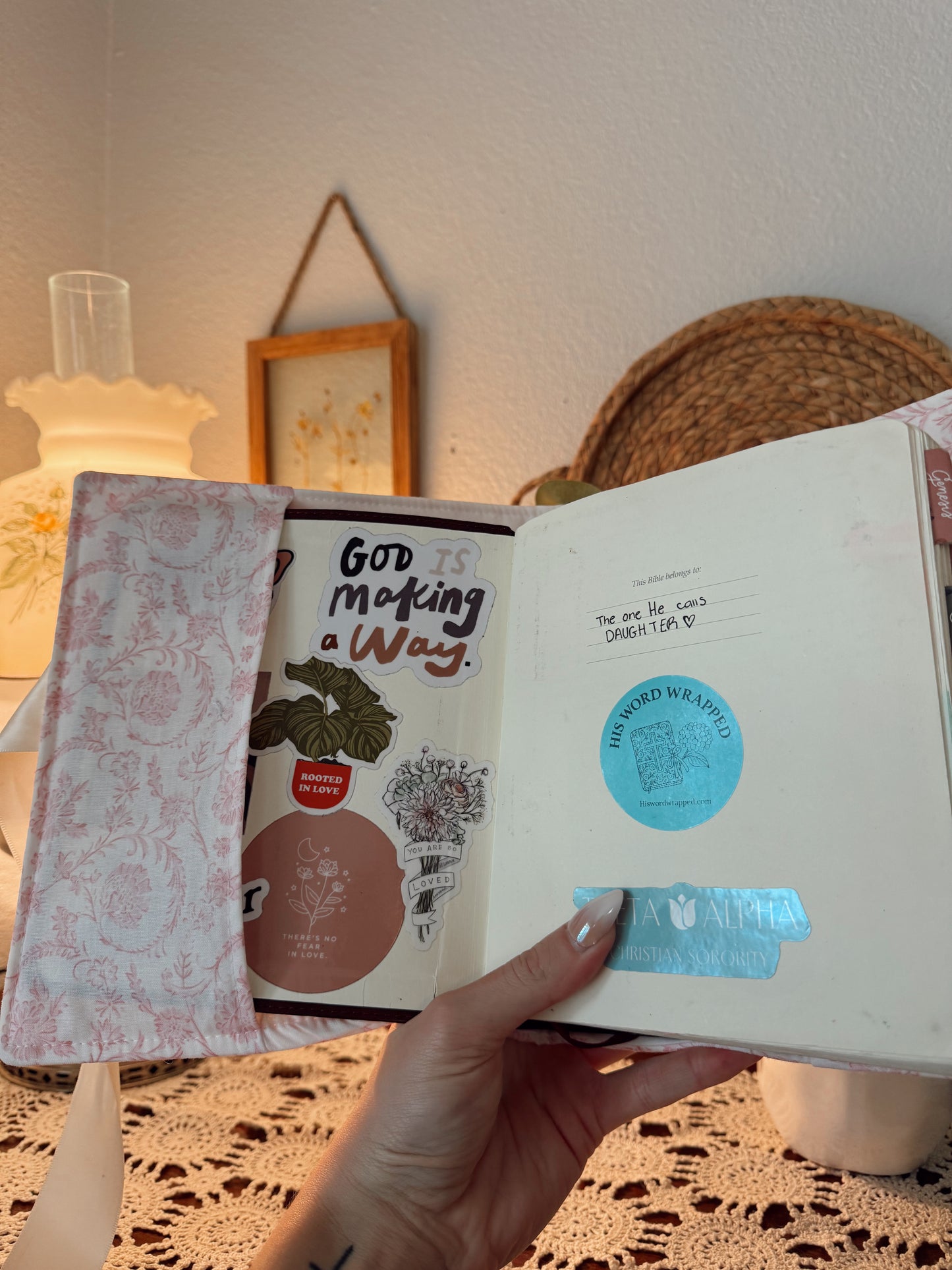 Peaceful Patch Quilted Bible Wrap