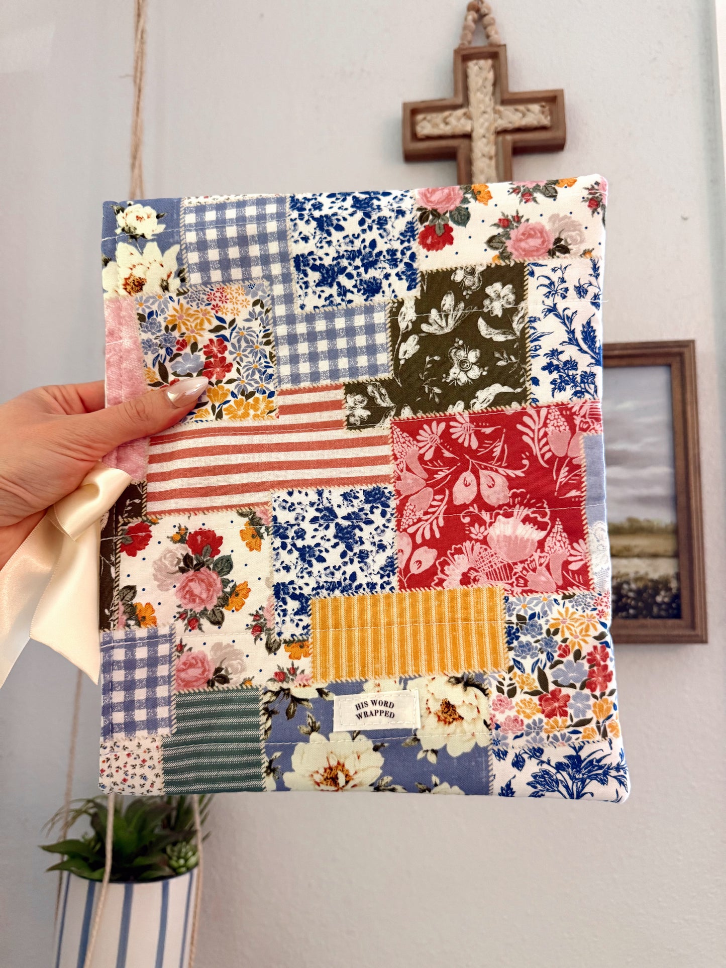 Peaceful Patch Quilted Bible Wrap